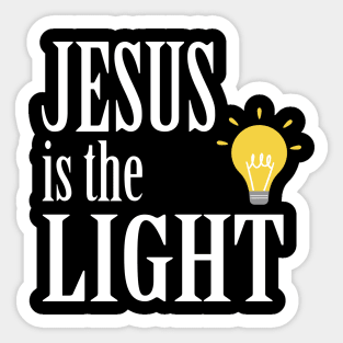 Jesus is the Light Sticker